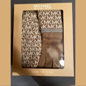Michael Kors Scarf hat and gloves